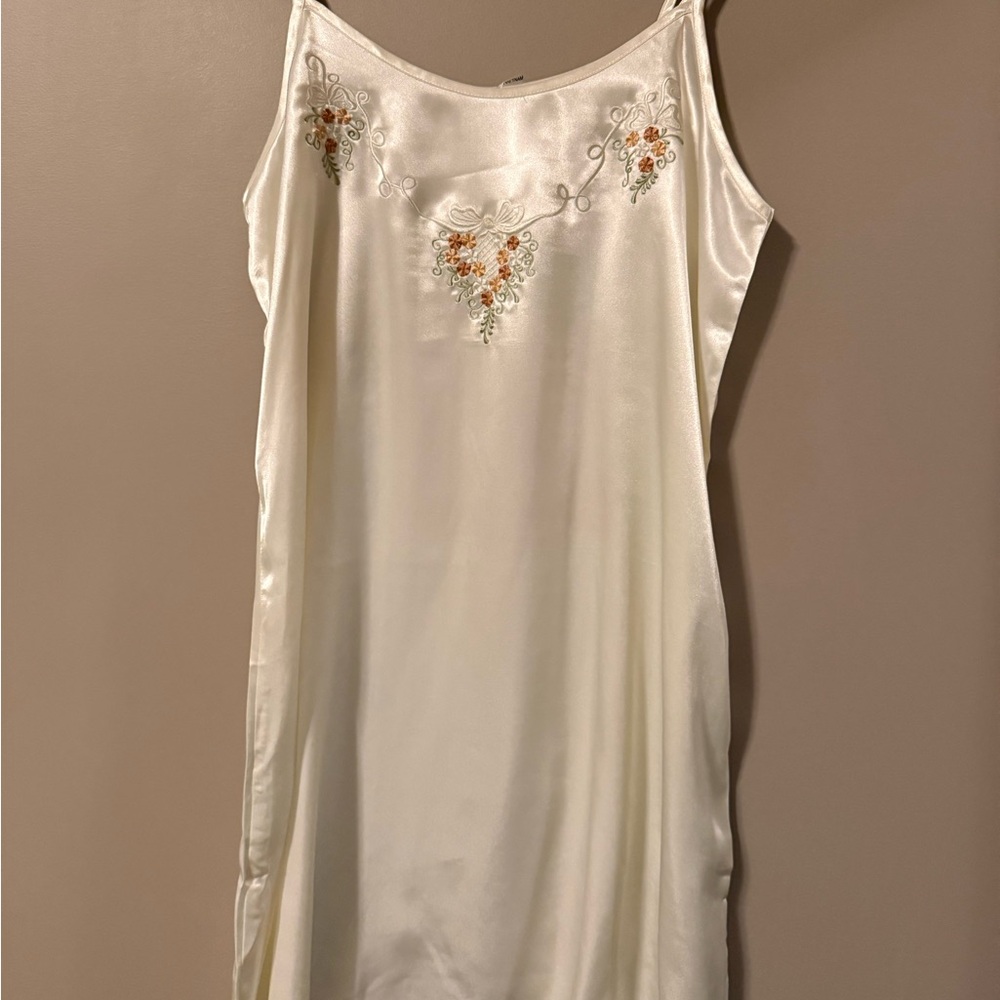 100% Silk Yellow Slipdress